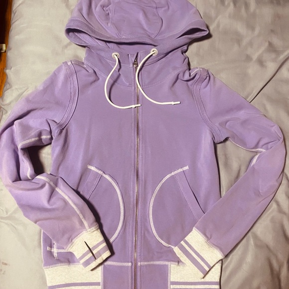 Lululemon purple sweatshirt Zip-up Hoodie - Picture 1 of 3